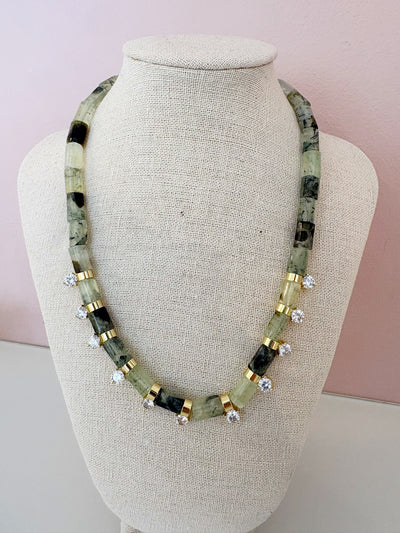 Verde Muse Necklace {Gold}