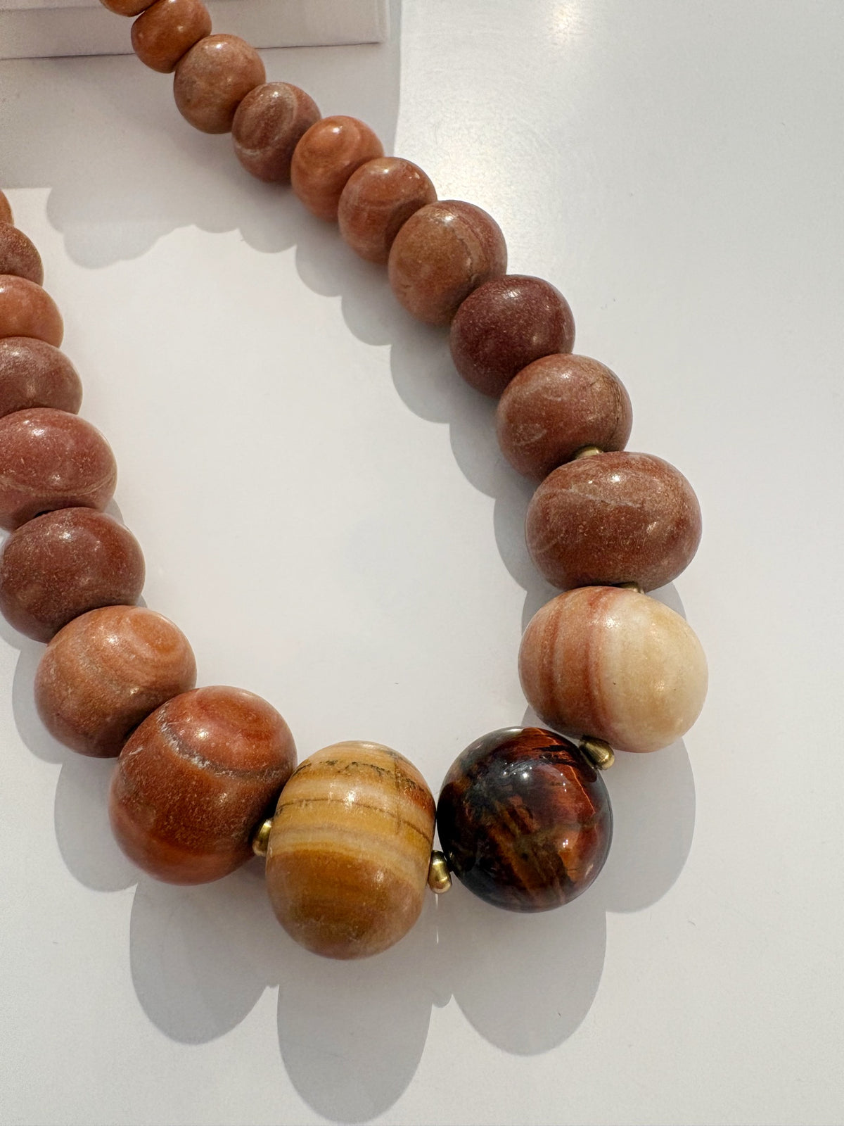Desert Graduated Stone Necklace