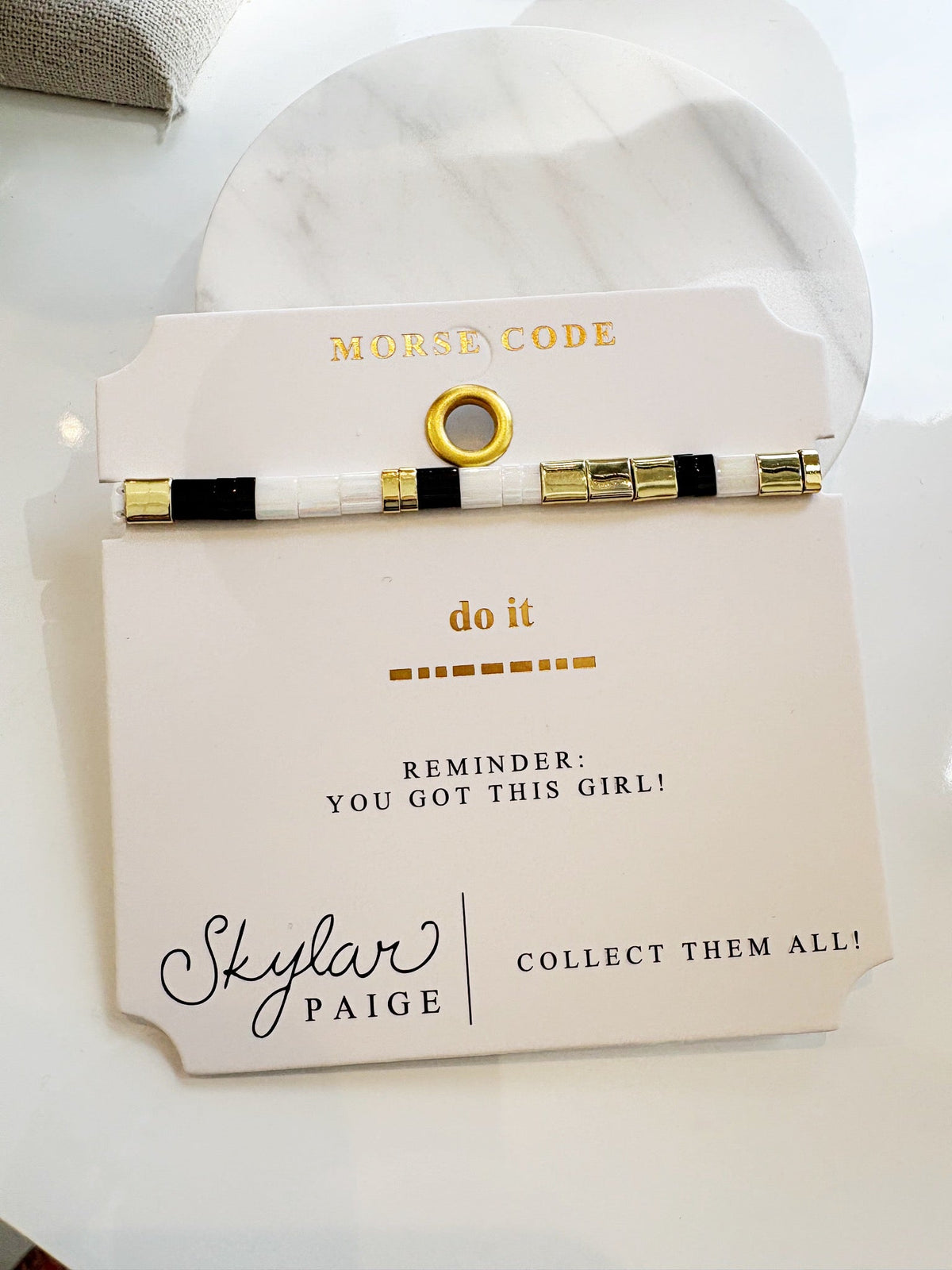 Do It Morse Code Tila Bracelet