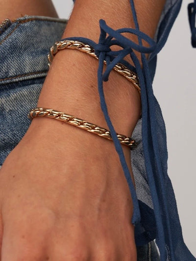 Large Bruna Bracelet {Gold}