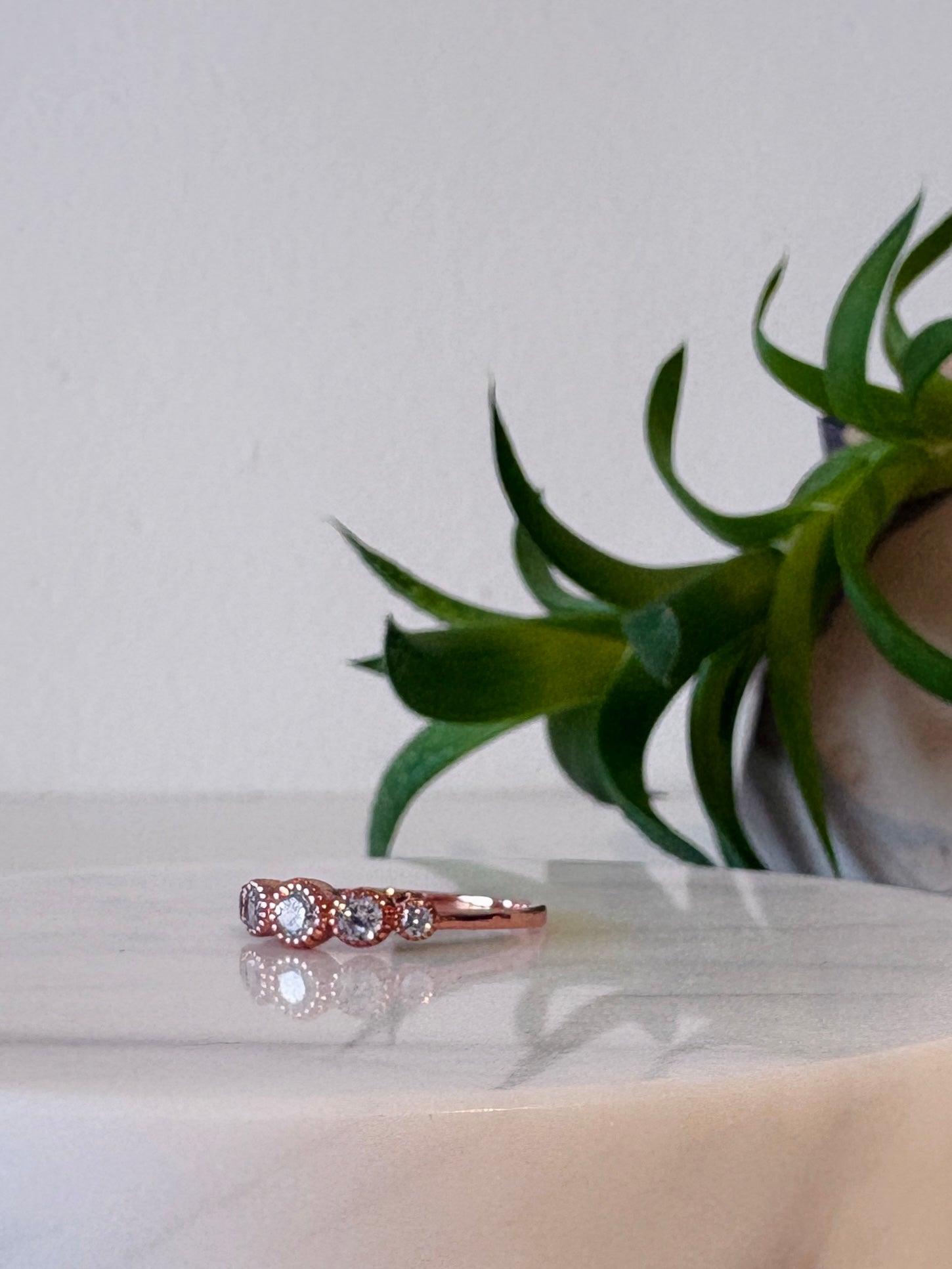 Five Stone Ring {Rose Gold}