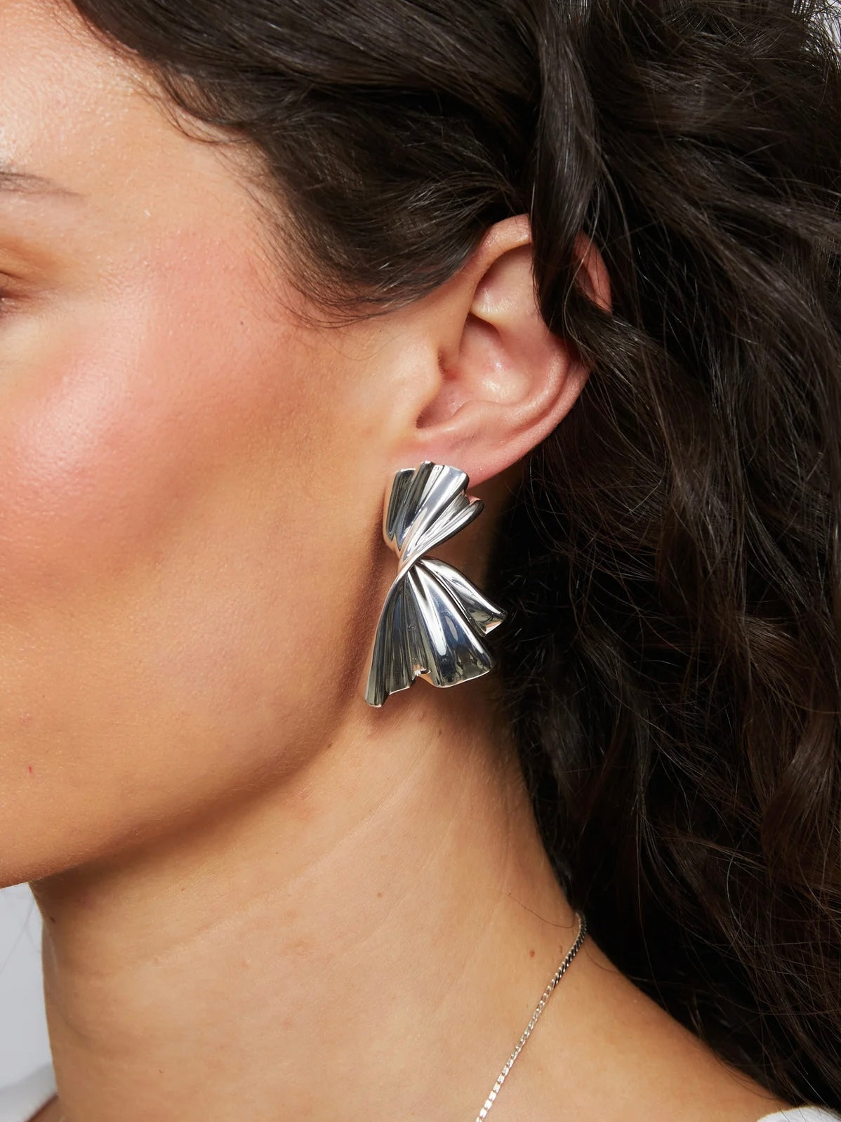 Monica Earrings {Silver)