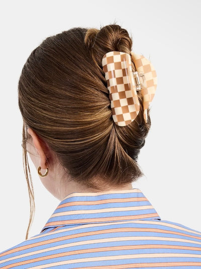 Checker Claw Clip {Frose}