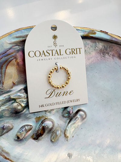 Dune Beaded Ring {Gold}
