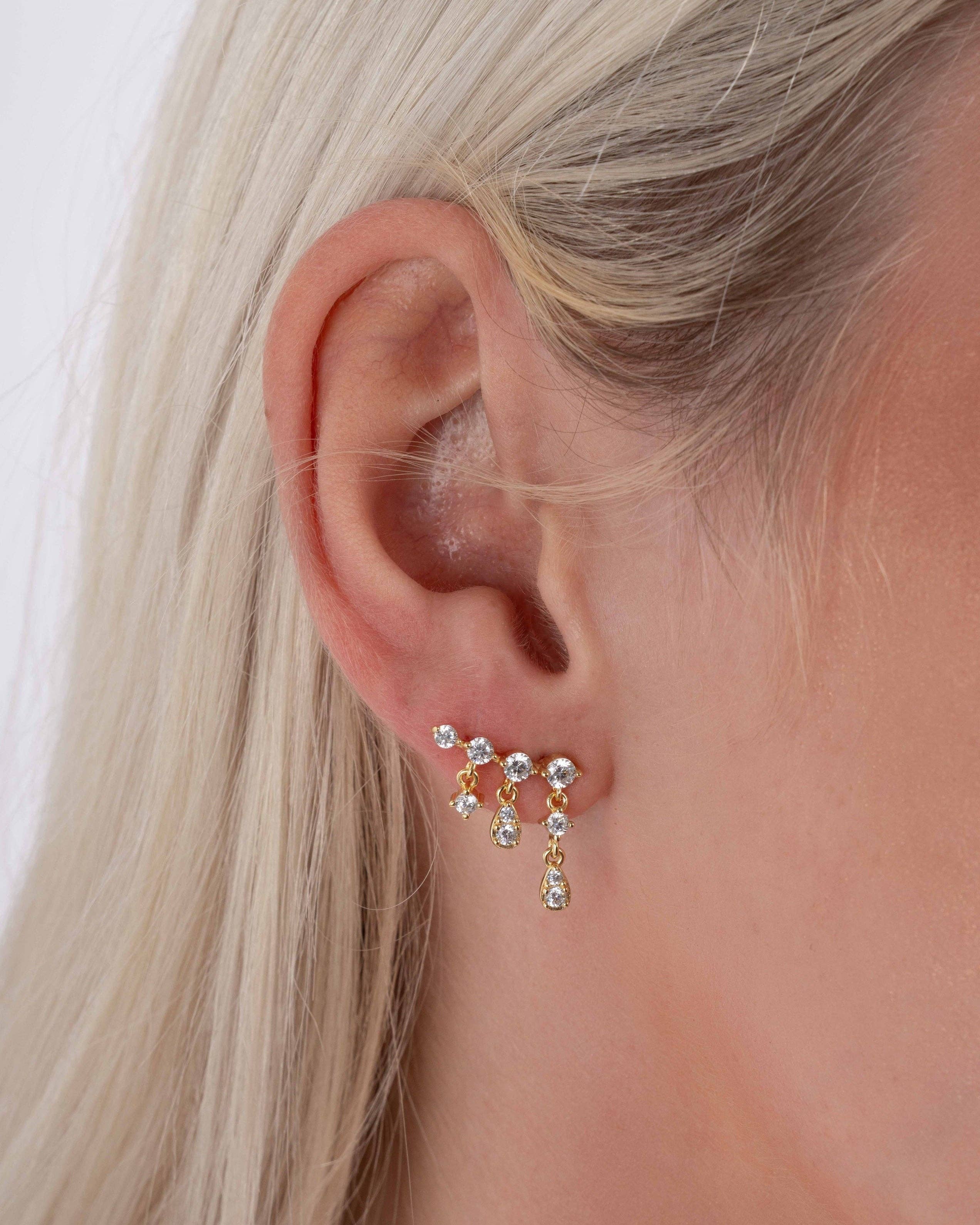 Sparkle Trio Drop Climbers {Silver}