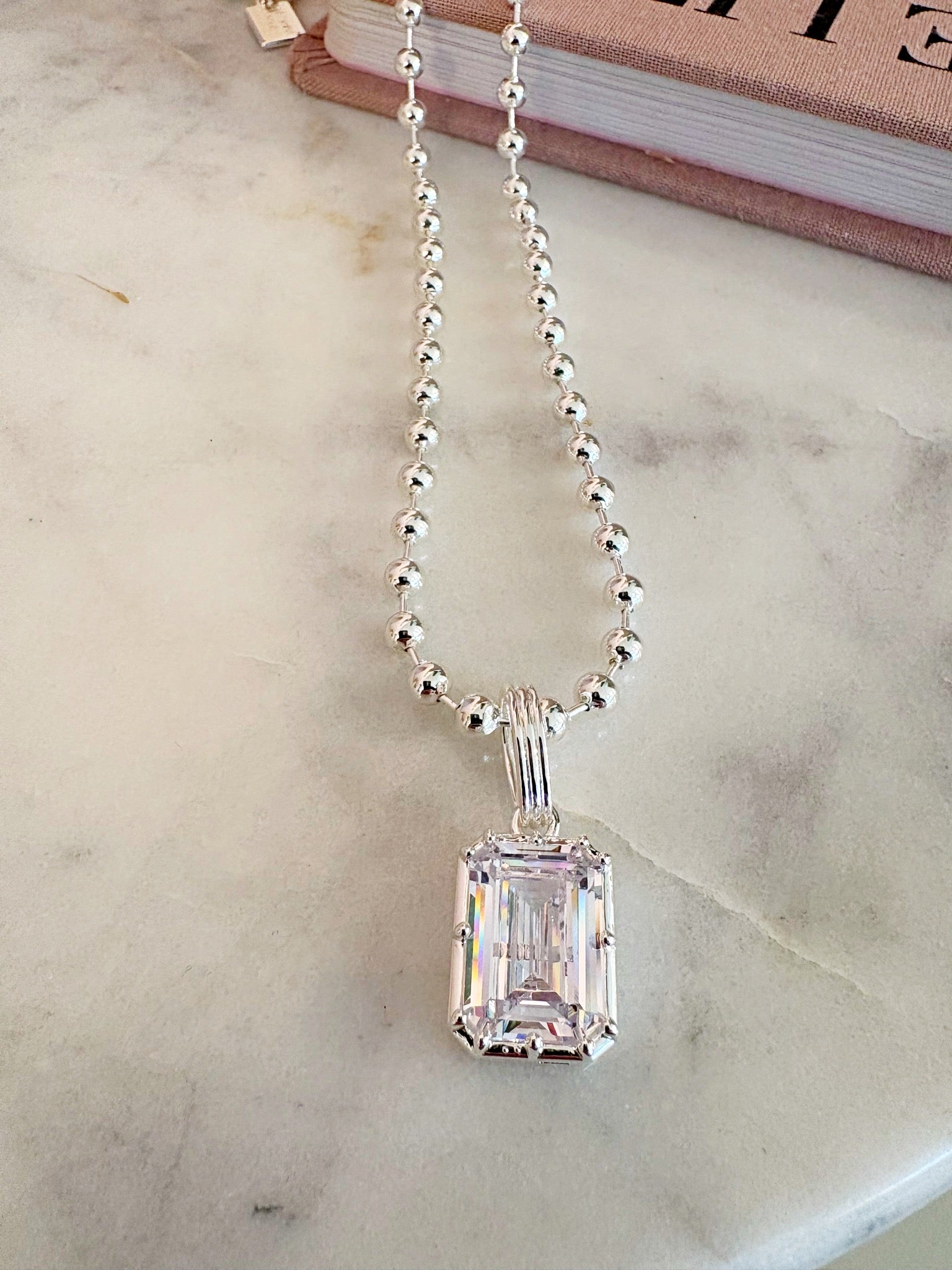 Amelia Necklace with Allure Charm {Silver}