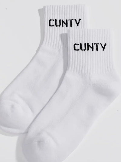 Cunty Socks {White}