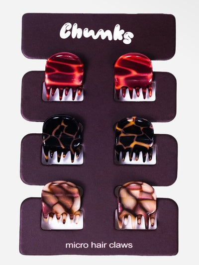 Micro Hair Claw Set {Terra}