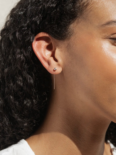 Glide Threader Earrings {Gold/Shine}