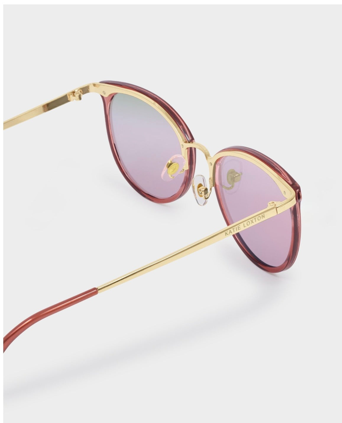 Santorini Round Sunglasses {Pink Mirror}
