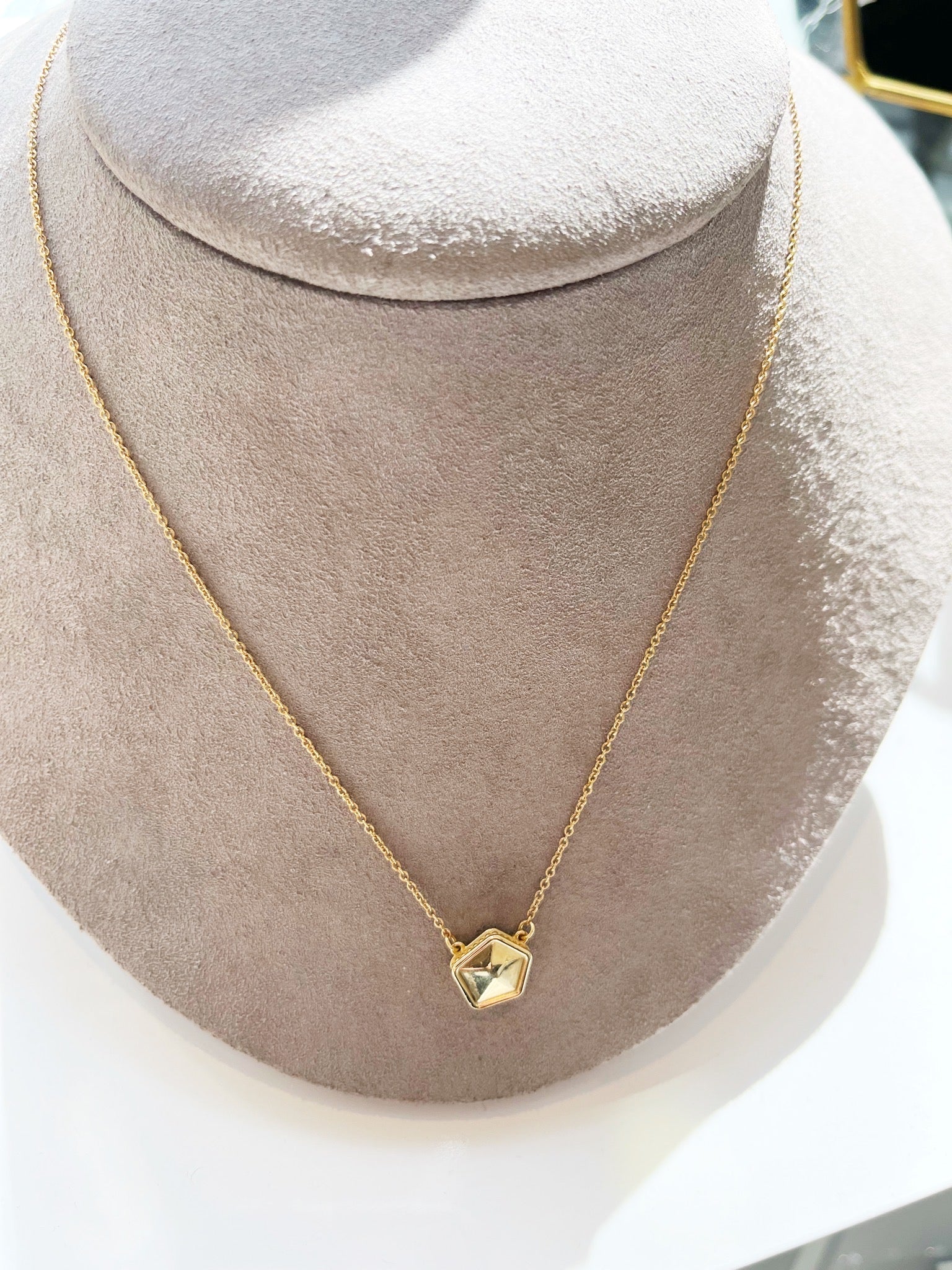 Geometric Necklace {14kt}
