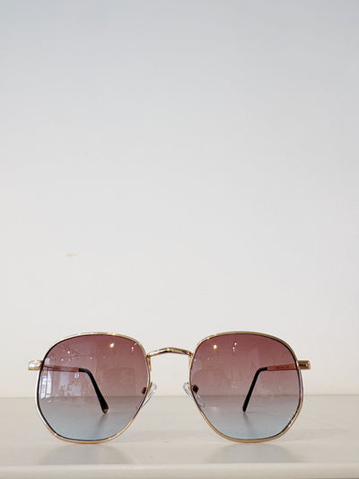 Cali Round Sunglasses {Gold}
