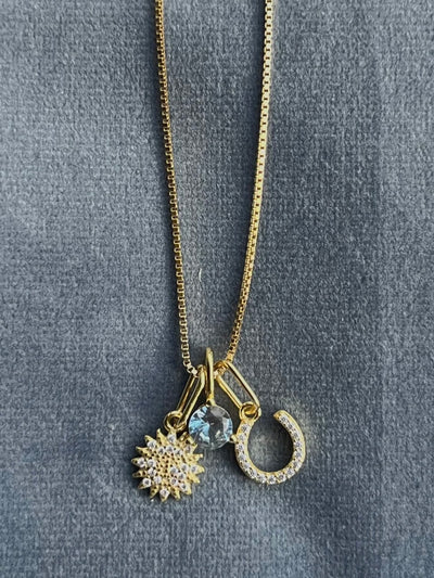 Necklace Motif Charms {Gold}