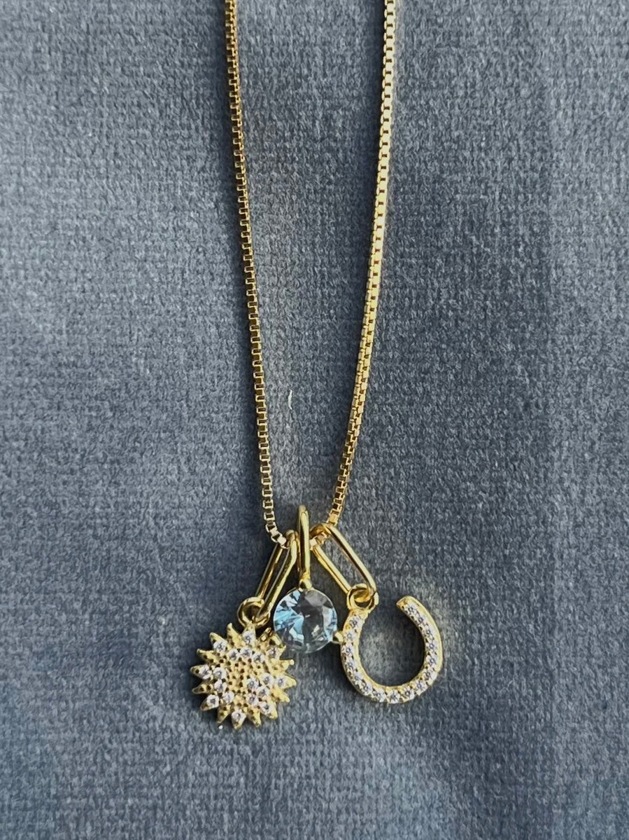 Necklace Motif Charms {Gold}