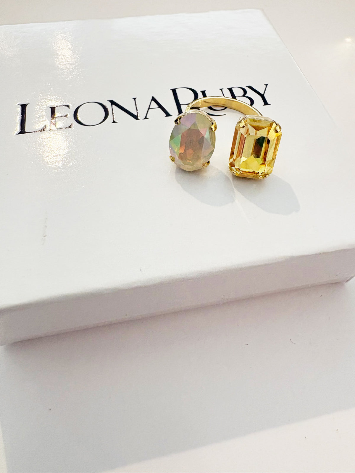 Janel Ring {Gold/Lemon Fairy Dust}