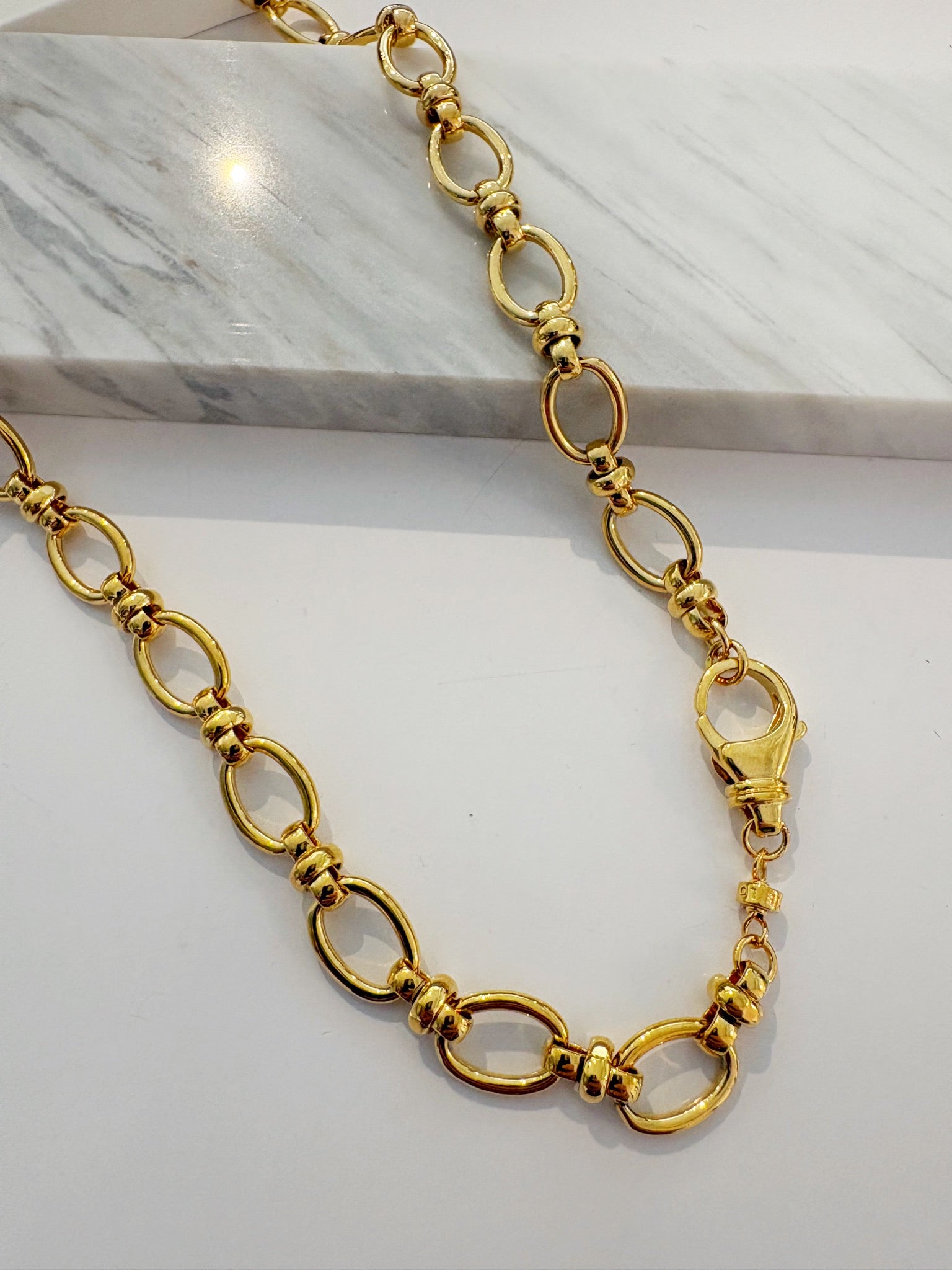 Empire Chain Necklace {Gold}