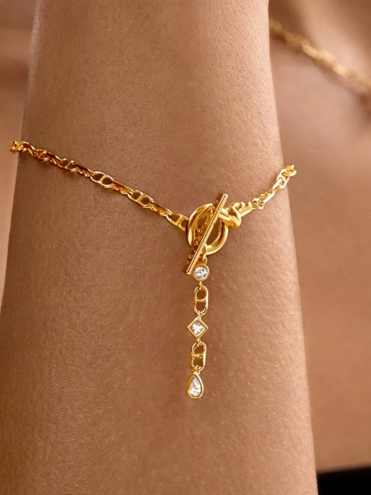 Champagne Hour Bracelet {Gold}