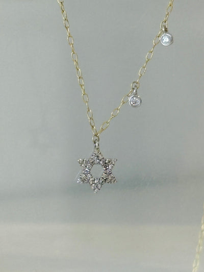 MieraT Star of David Necklace {14kt/Estate}