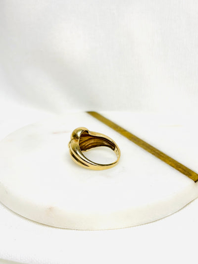 Chunky Wave Ring {10kt/Estate}