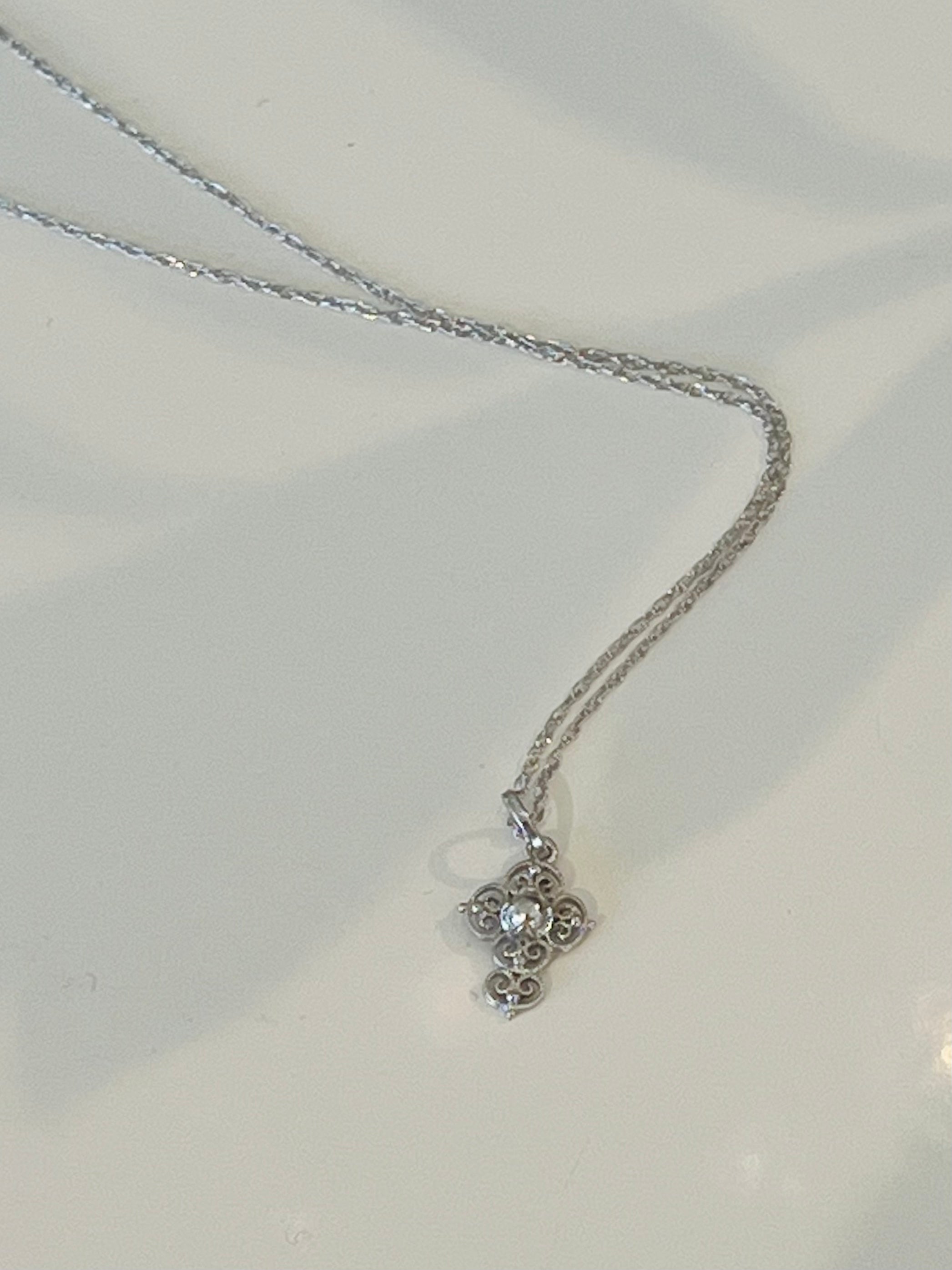 Ornate Cross Pendant Necklace {14kt/18kt/Estate}