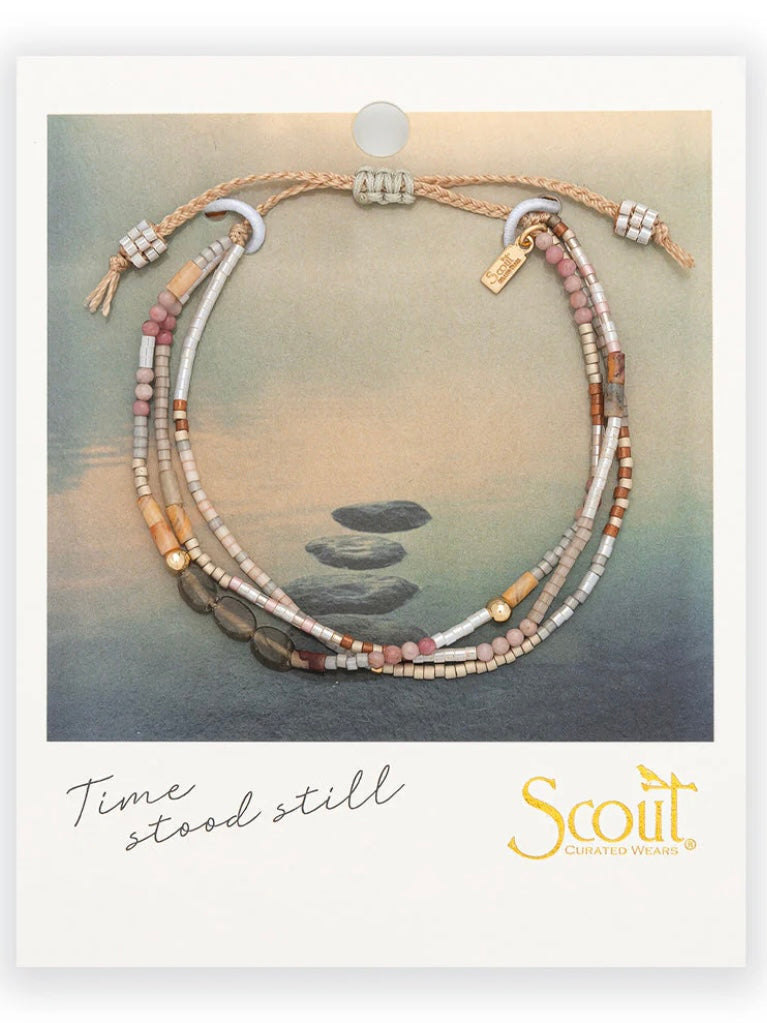 Mixed Media Bracelet {Magic/Labradorite/Gold}
