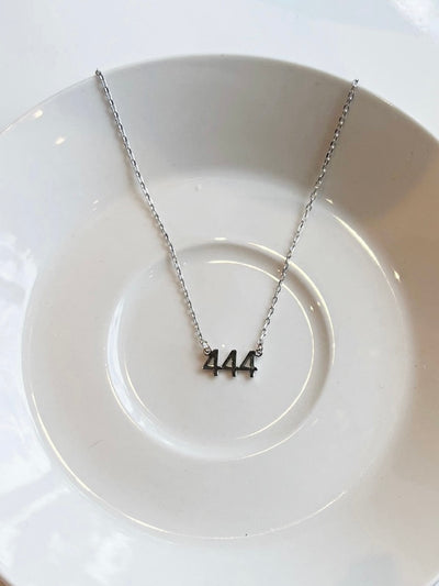 Angel Number Necklace {Silver}