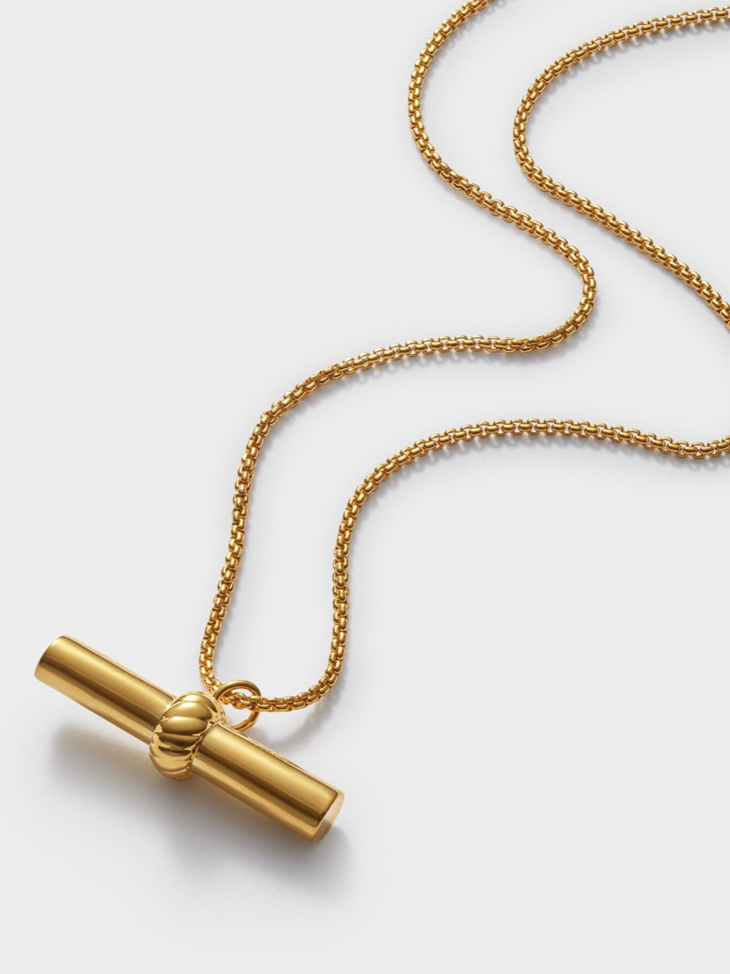 Themis T-Bar Necklace {Gold}