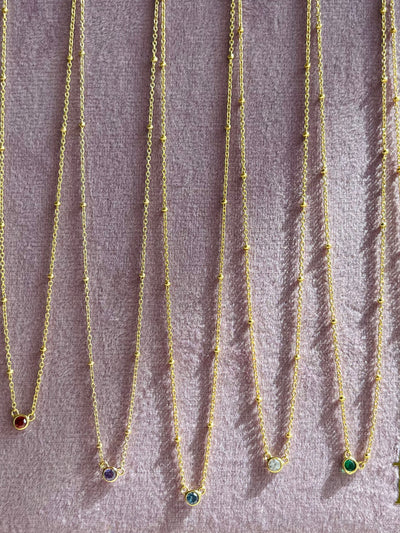 Dot Necklace {Gold}