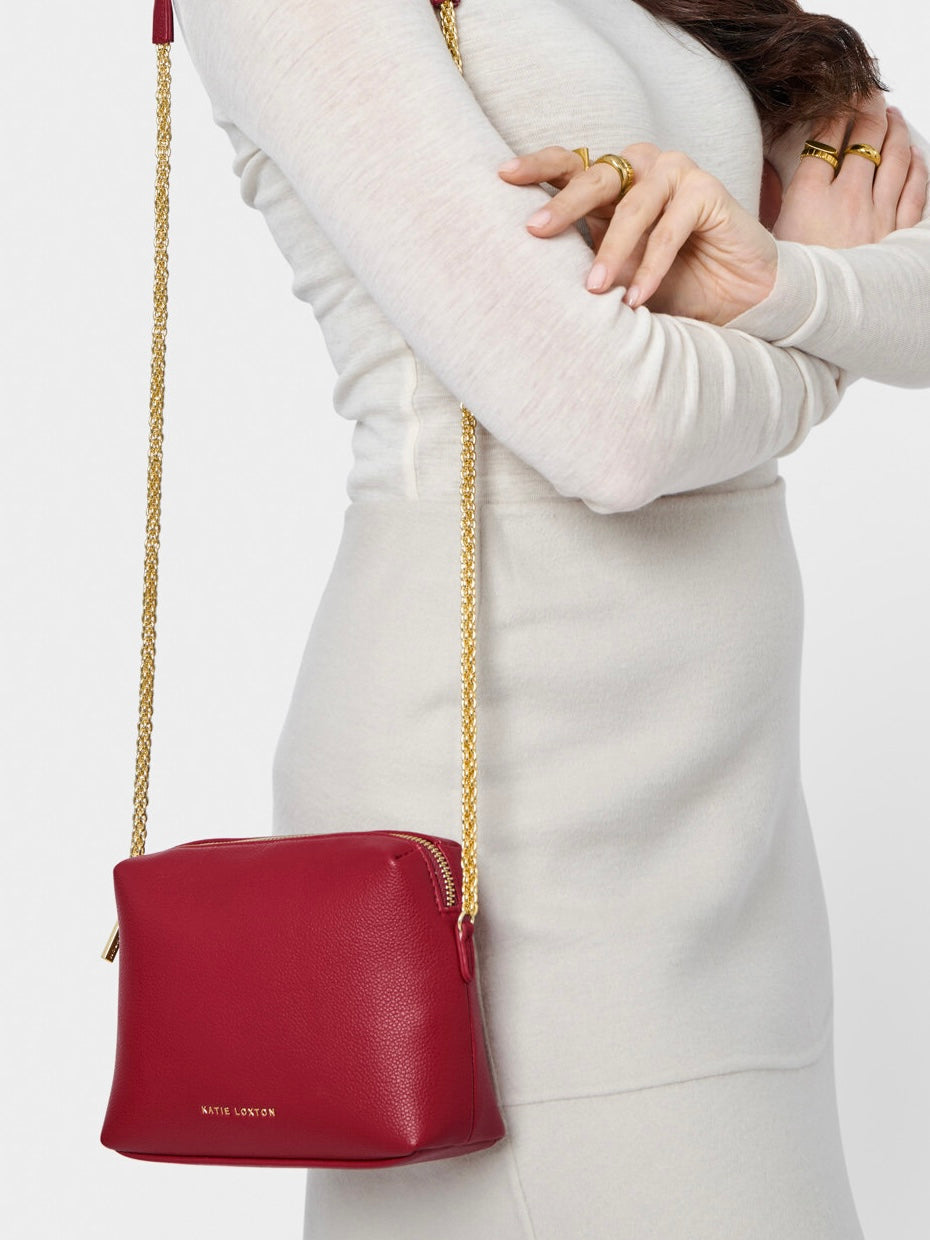 Morgot Crossbody {Garnet Red}