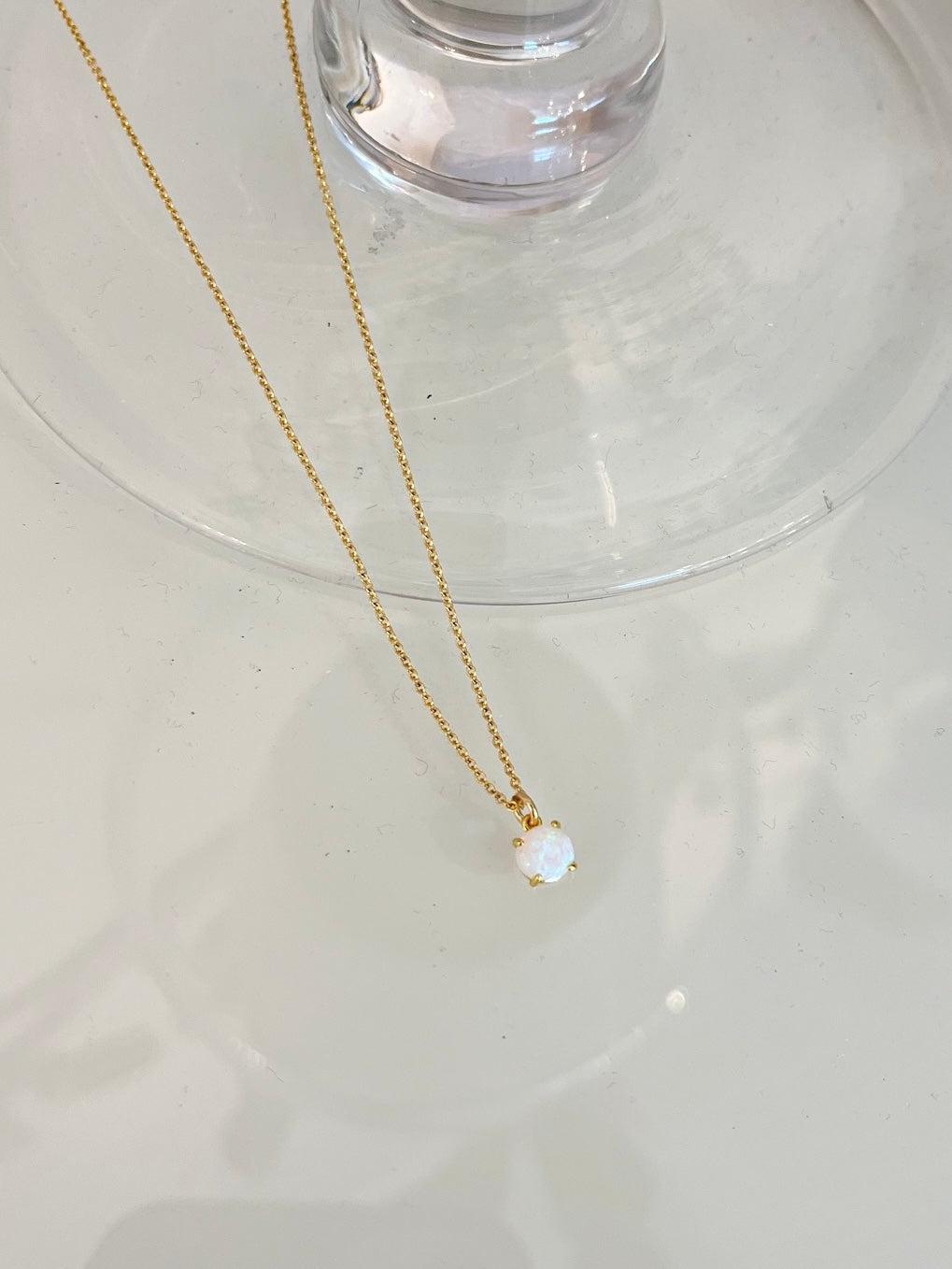 Opalite Necklace {Gold}