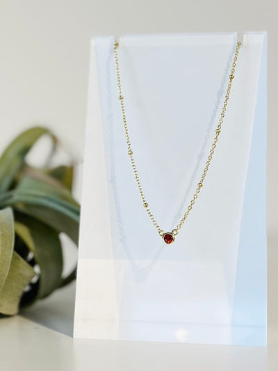 Dot Necklace {Gold}