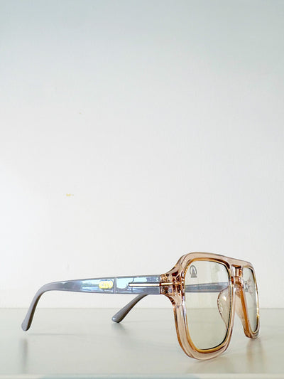 Sebastian Cho Small Square Aviators {Tea/Blue Light}