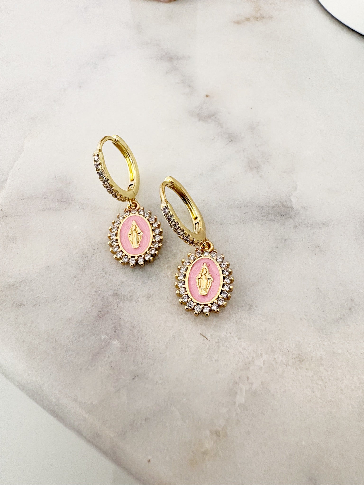 Lady Lourdes Huggies {Gold/Lt Pink}