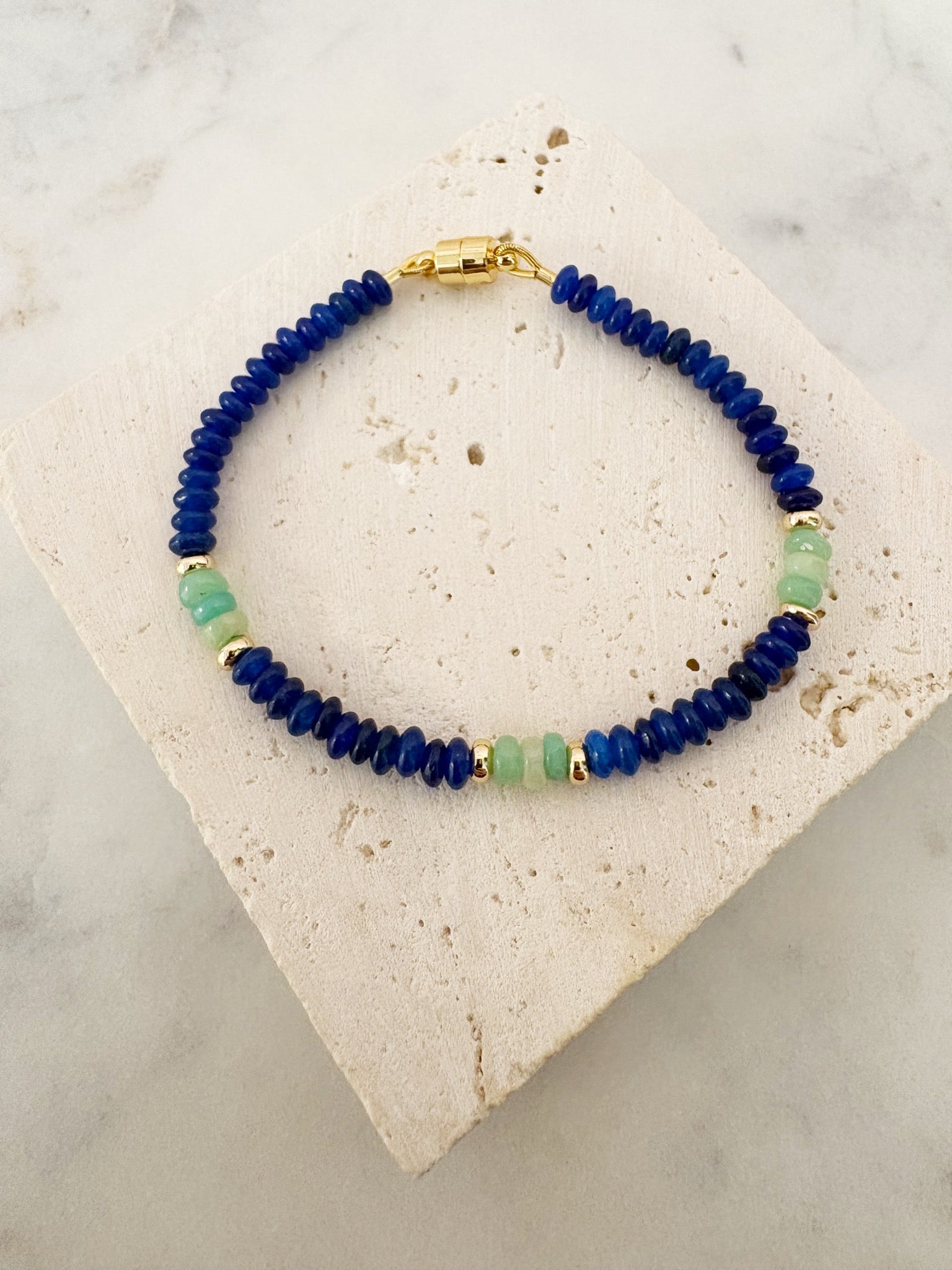 Opal Drift Bracelet {Gold/Azure/Green Opal}