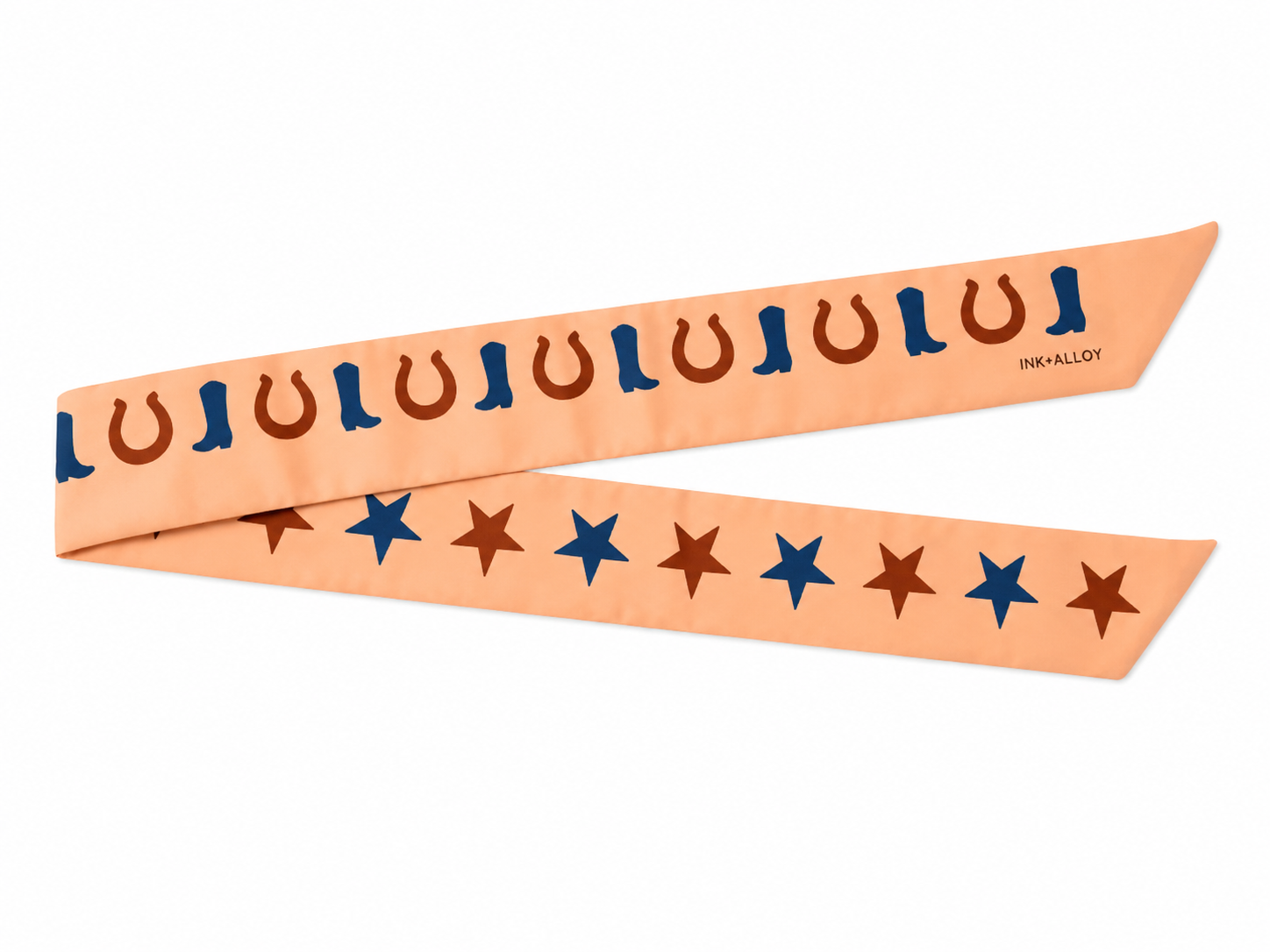 Camile Boot Skinny Scarf {Peach}