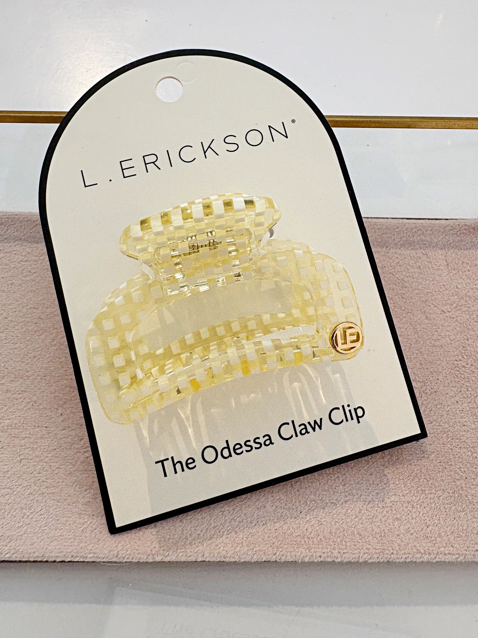 Odessa Hair Claw Clip {Lemon}