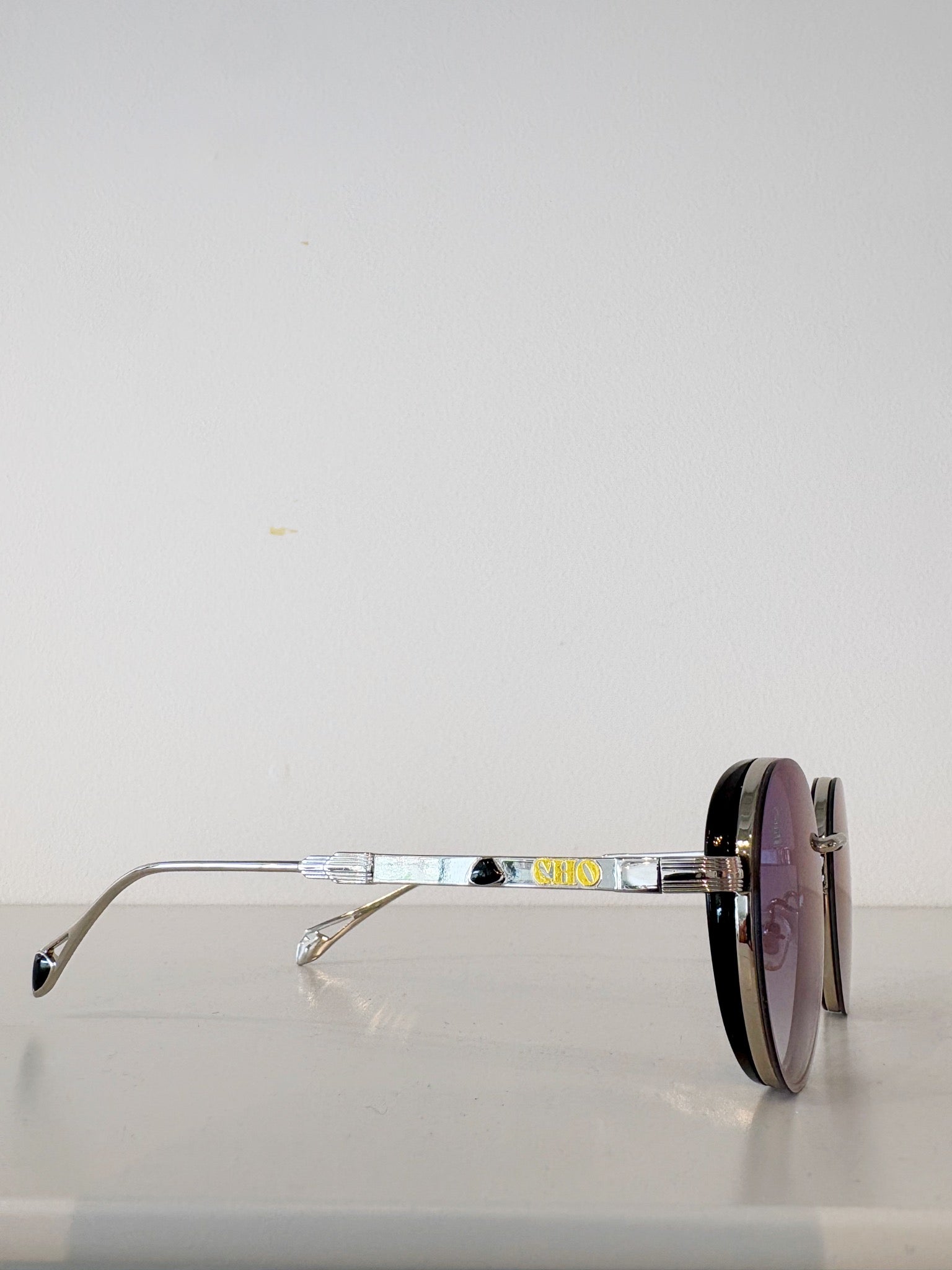 Sebastian Cho Round Sunglasses {Silver/Black}