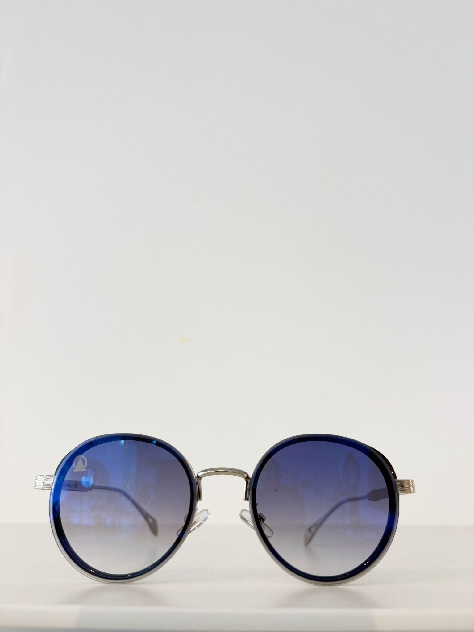 Sebastian Cho Round Sunglasses {Silver/Black}