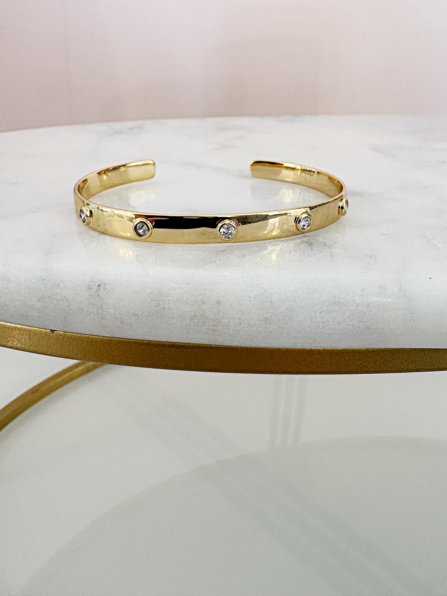 Bezel Cuff {Gold}