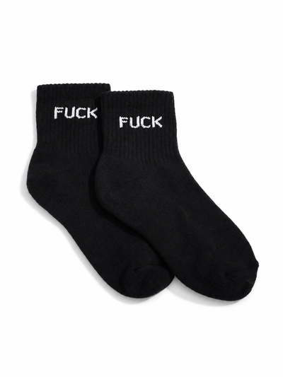 Fuck Socks {Black/White}