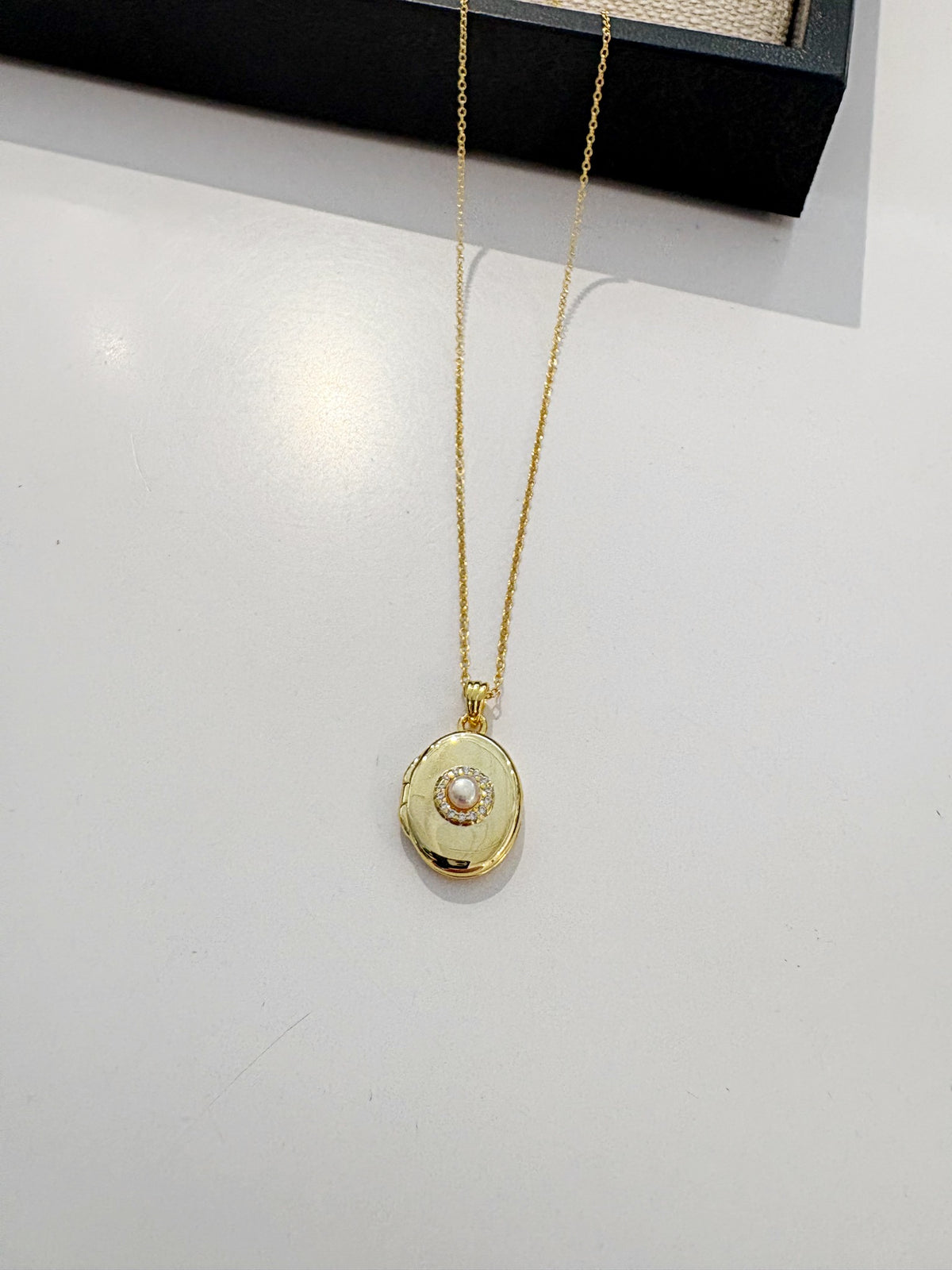 Rory Locket Necklace {Gold}