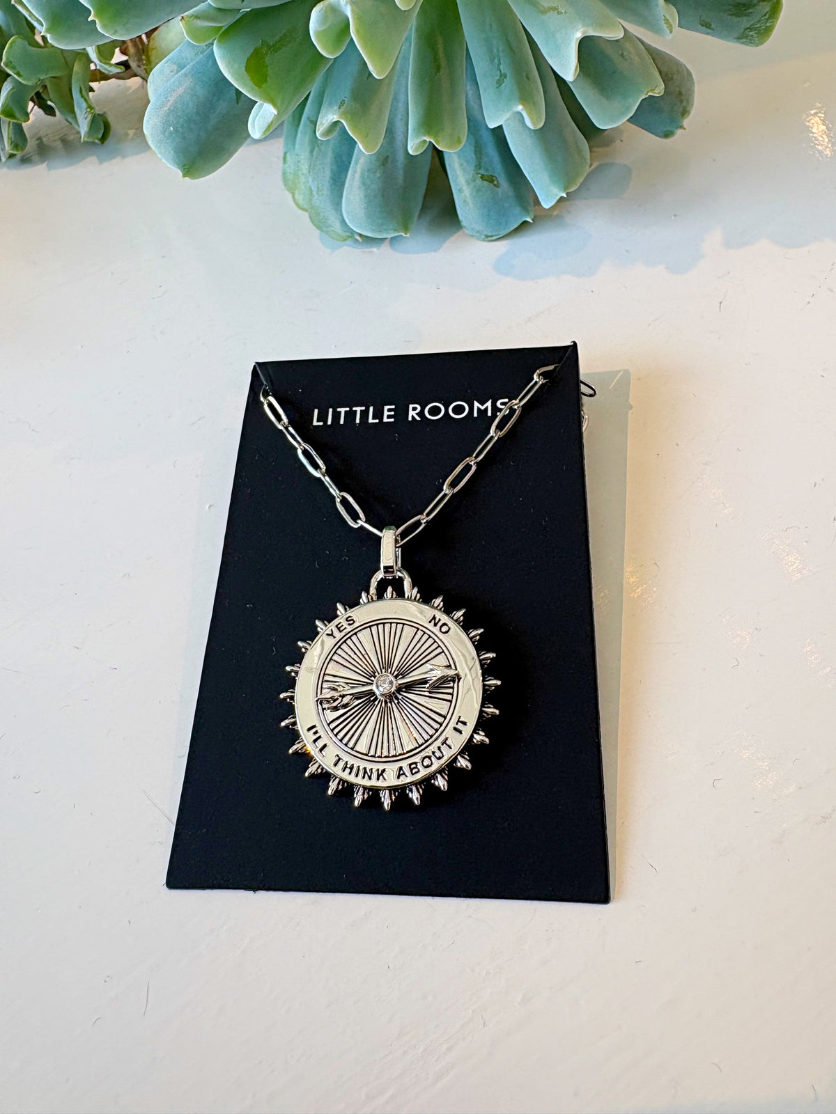 Decider Necklace {Silver}