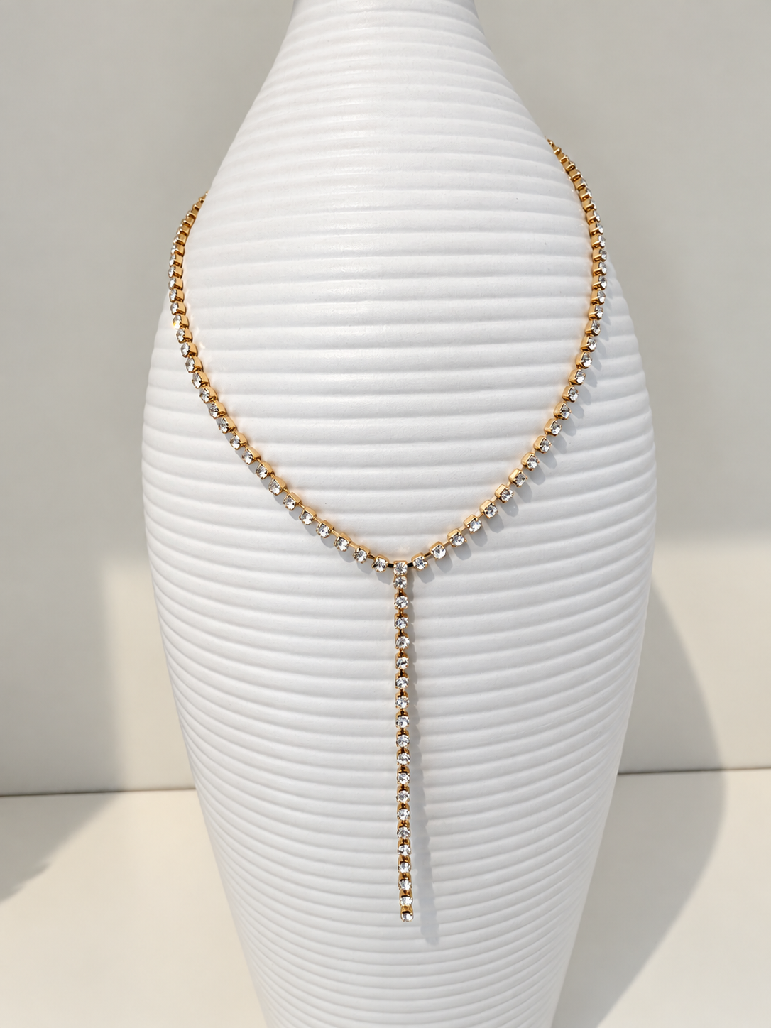 Kassandra Necklace {Gold/Clear}