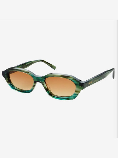 Tokyo Acetate Unisex Rectangular Sunglasses {Emerald}