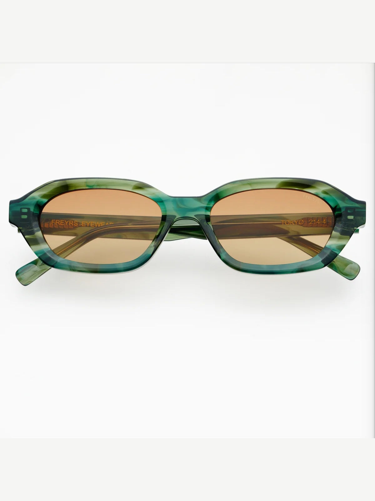 Tokyo Acetate Unisex Rectangular Sunglasses {Emerald}