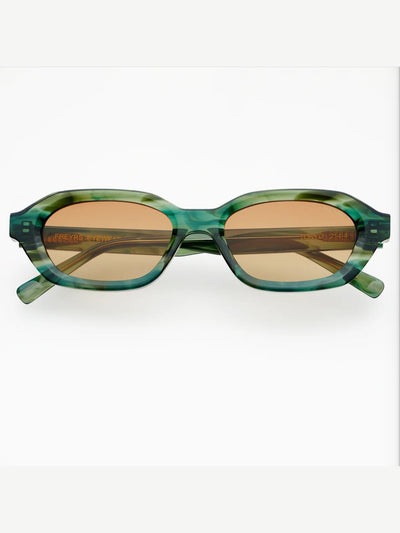 Tokyo Acetate Unisex Rectangular Sunglasses {Emerald}