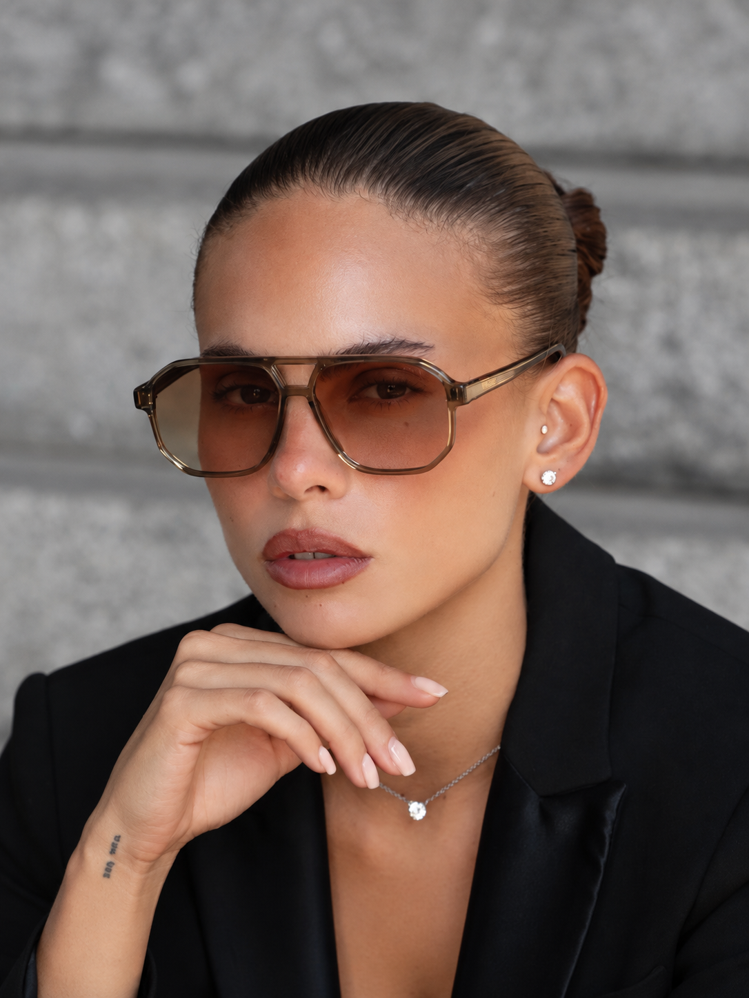Billie Aviator Sunglasses {Olive}