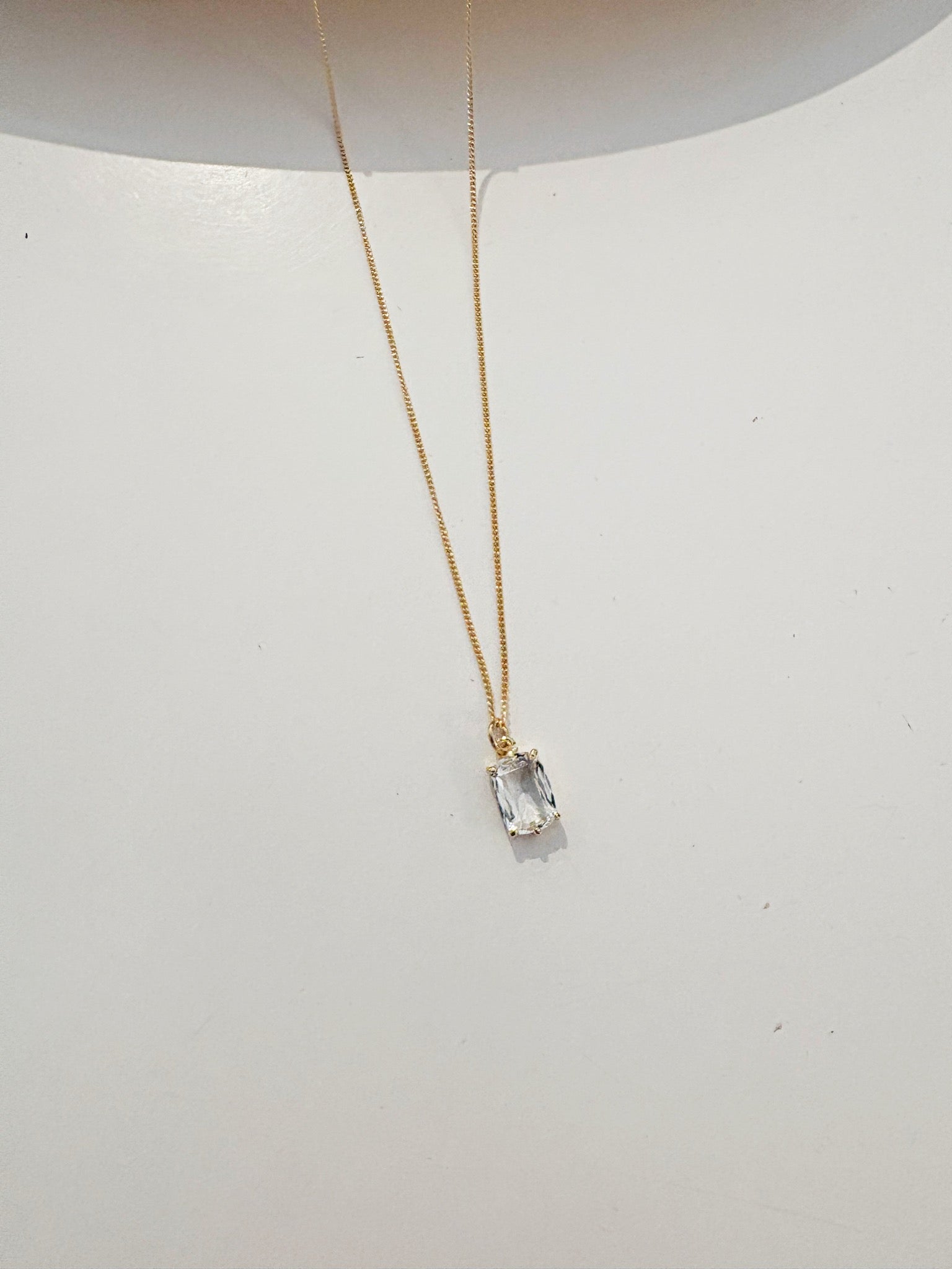 Frances Necklace {Gold/Clear}