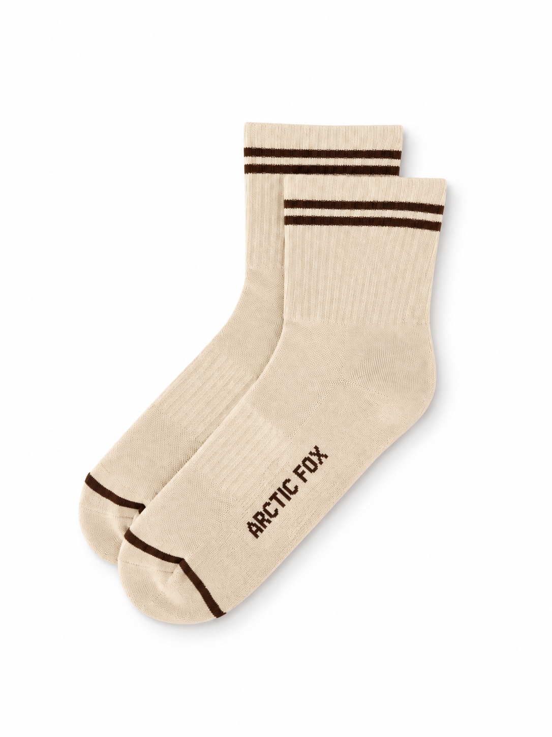 Striped Socks {Chalk/Chocolate}