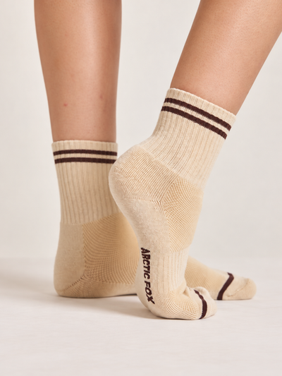 Striped Socks {Chalk/Chocolate}
